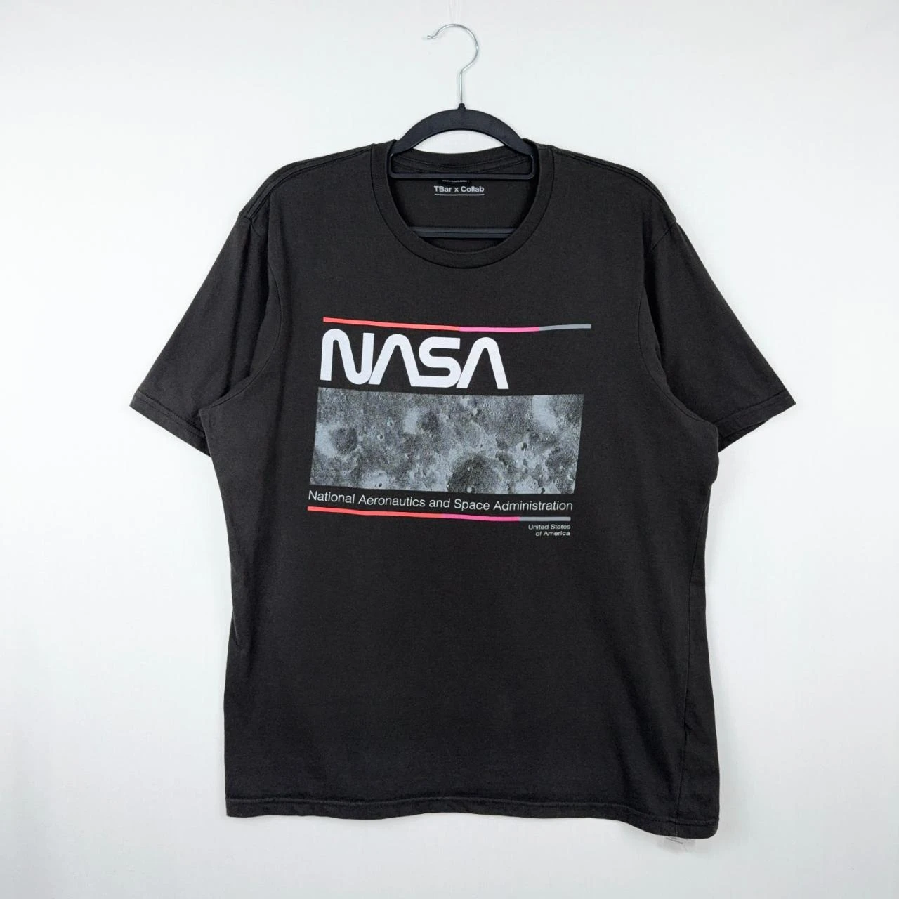 Cotton On NASA Graphic T-Shirt Dark Gray L